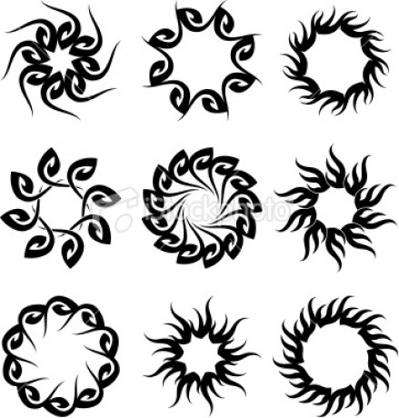 - Triball tattoo (návrhy) - istockphoto_12148605-tribal-tattoo-sun - Triball tattoo (návrhy) - istockphoto_12148605-tribal-tattoo-sun