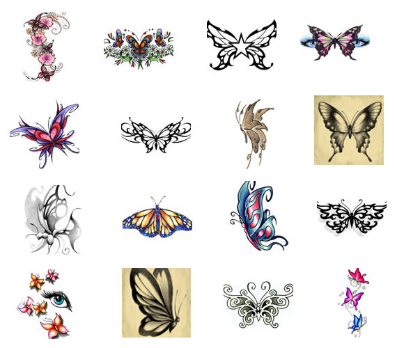 bullseye-butterflies-tattoos